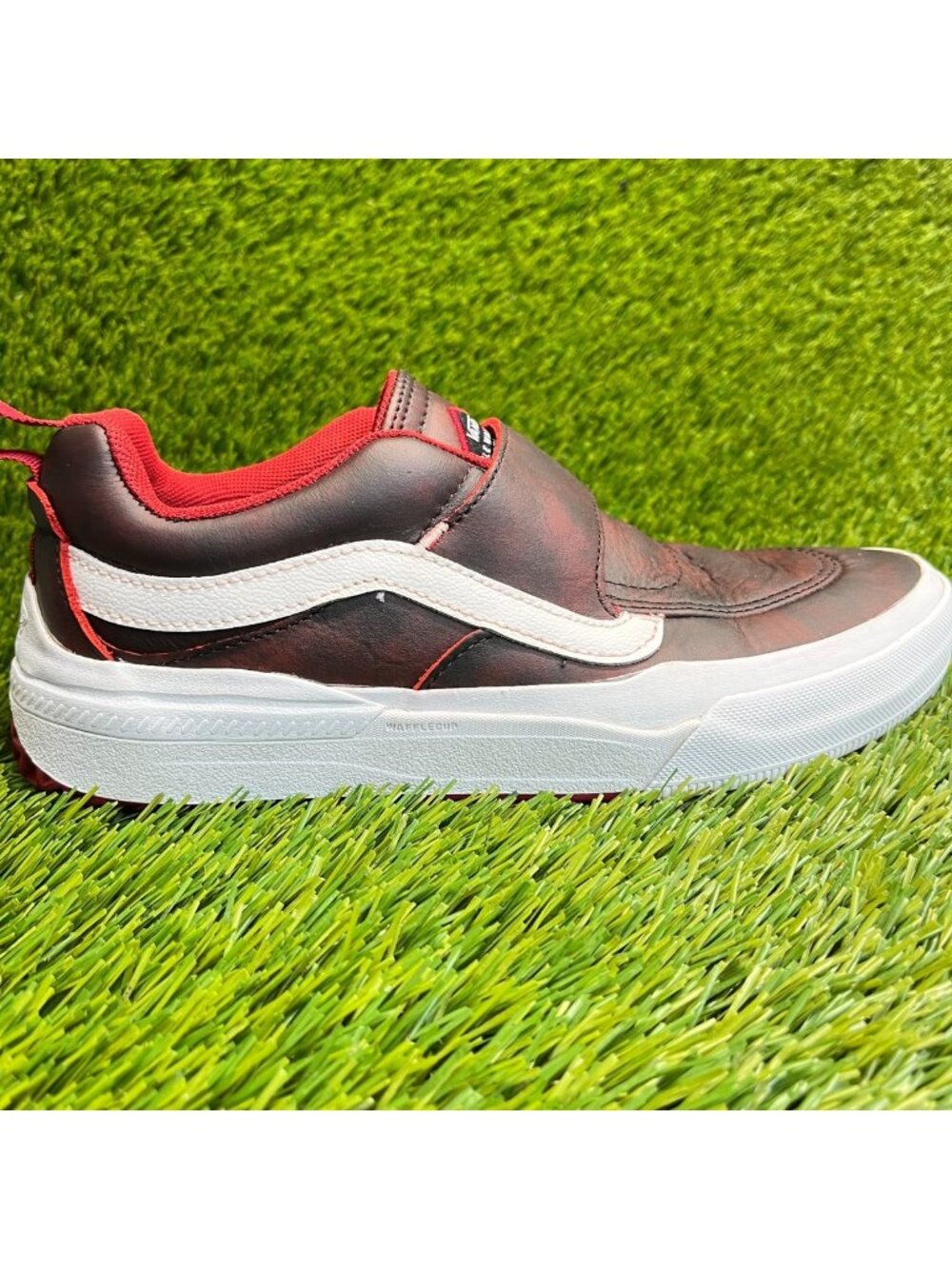 Vans‎ Kyle Walker Pro 2 Mens Size 6 Brown Maroon Athletic Leather Shoes Sneakers